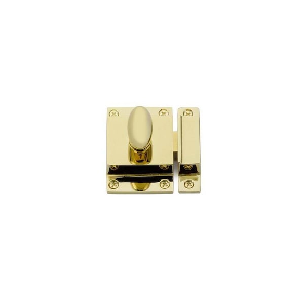 Patioplus 2.25 x 2 in. Cabinet Latch, Polished Brass PA3239590 - main